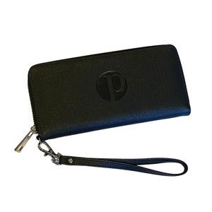 Black Zippy "p" Perfectly Posh Wristlet Wallet - New